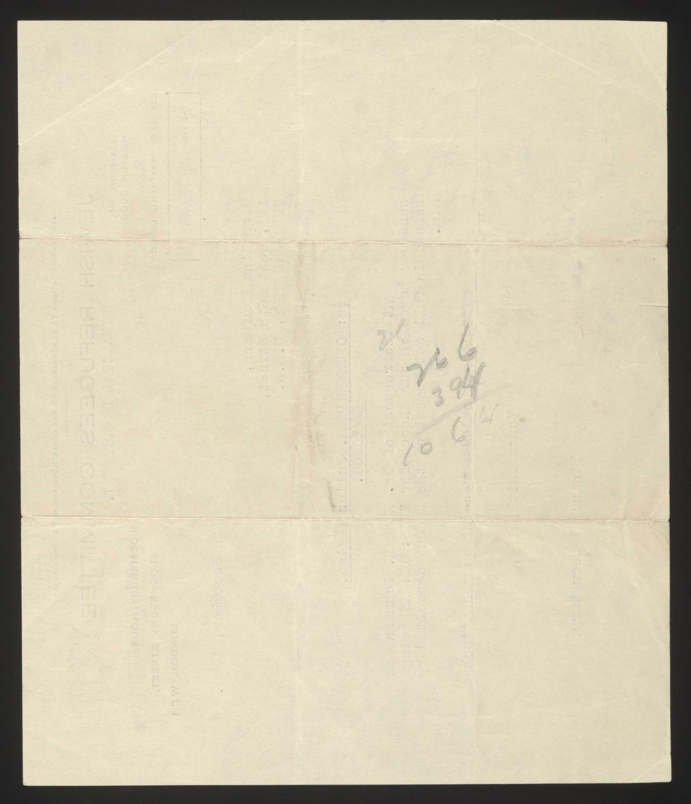 Correspondence (untranscribed)