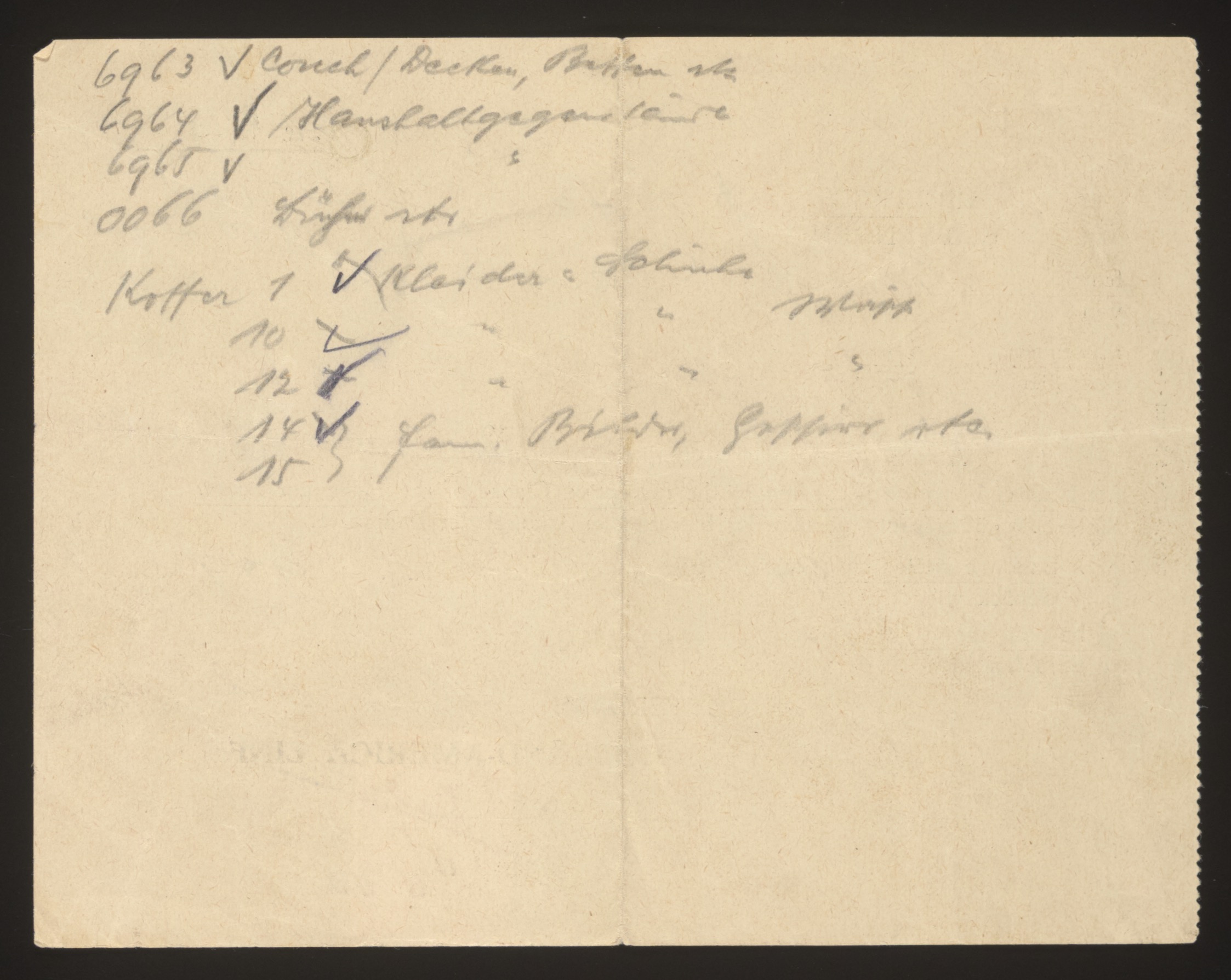 Correspondence (untranscribed)