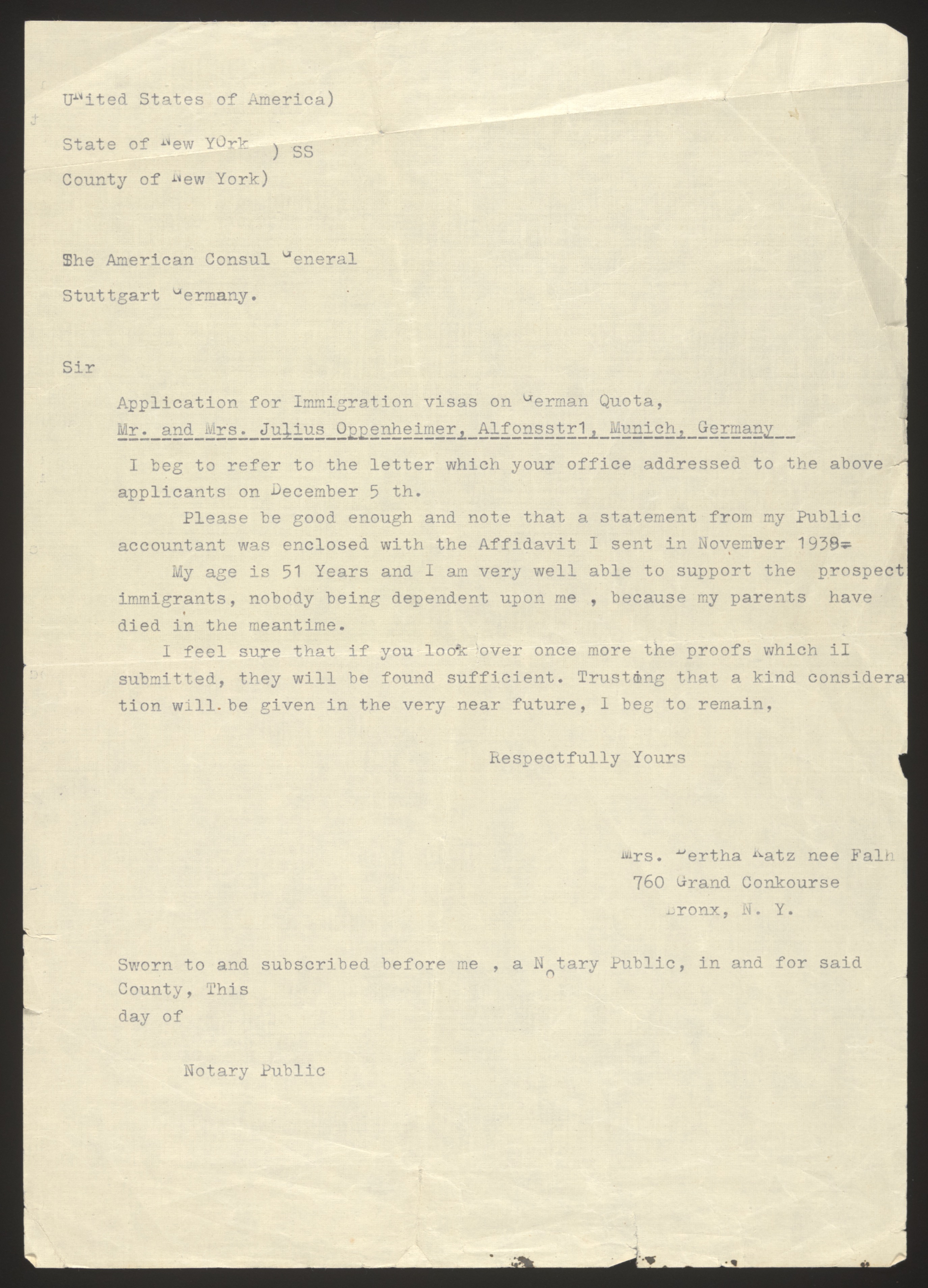 Correspondence (untranscribed)