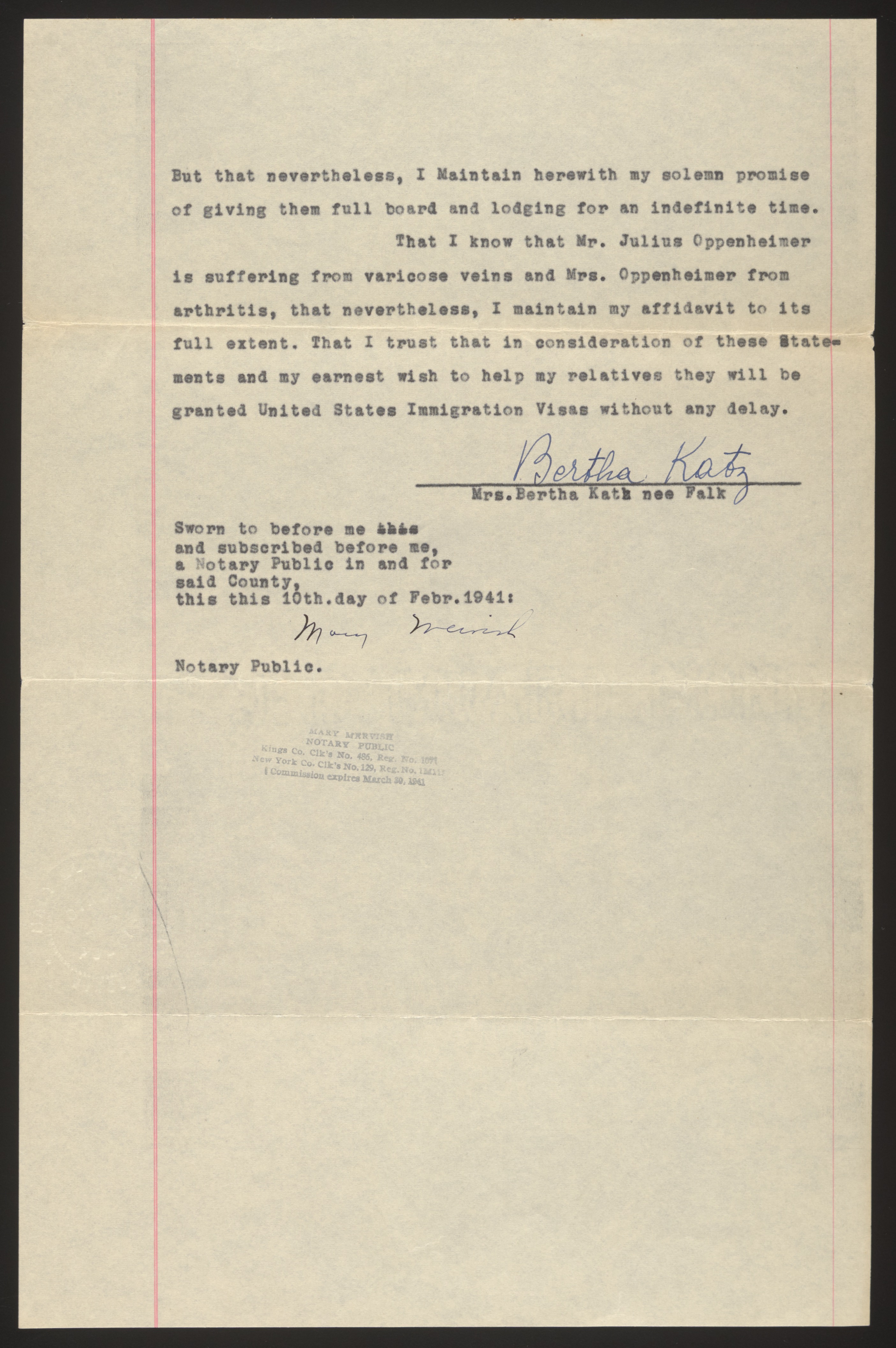 Correspondence (untranscribed)