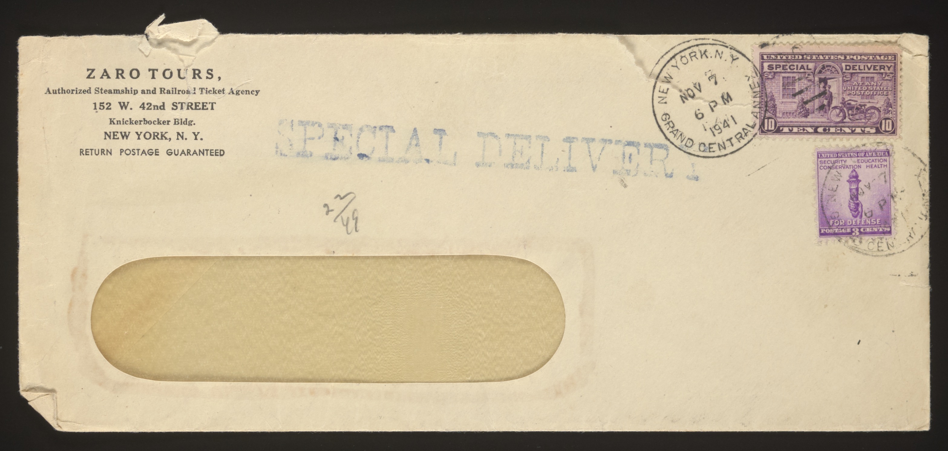 Correspondence (untranscribed)