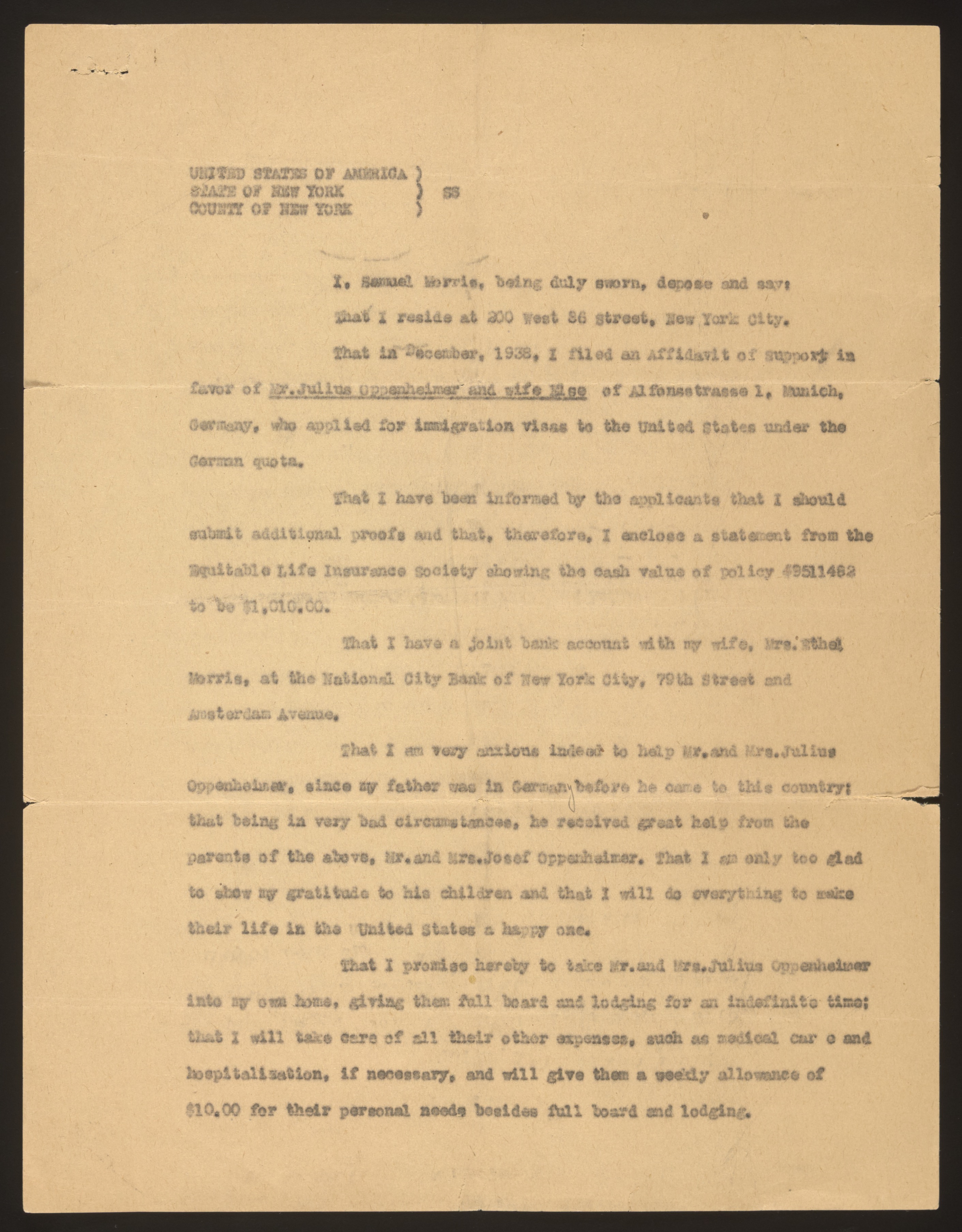 Correspondence (untranscribed)